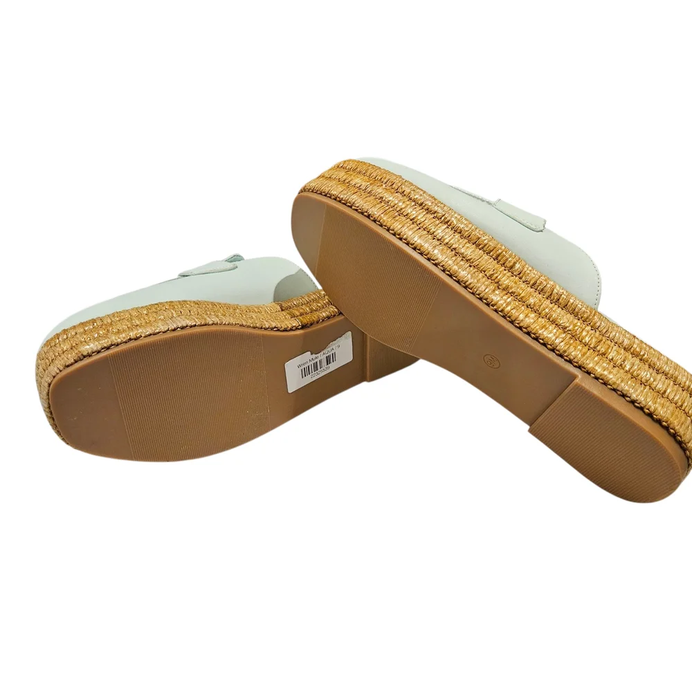 NWT - Women's Light Blue Espadrille Loafers - Size 9 - Picture 12 of 13